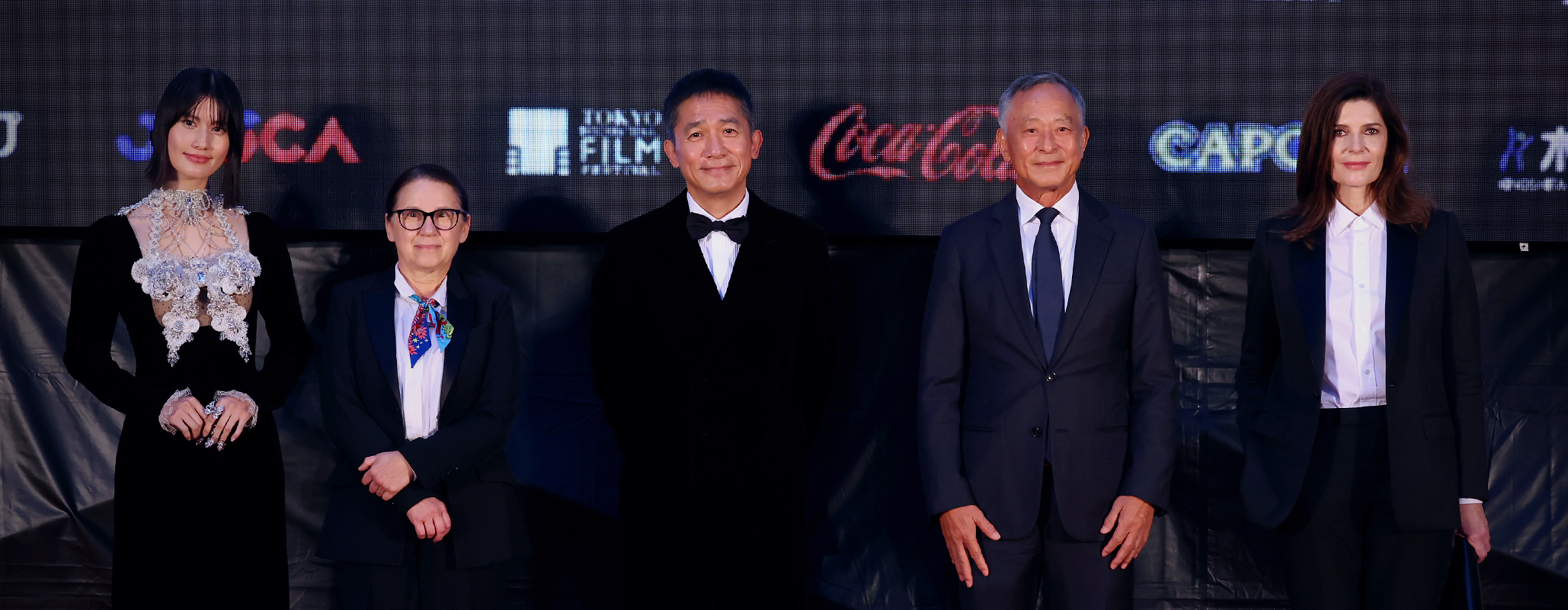 Red carpet "Members of the International Competition Jury" Tony Leung, Enyedi Ildikó, Chiara Mastroianni, Johnnie To, Hashimoto Ai