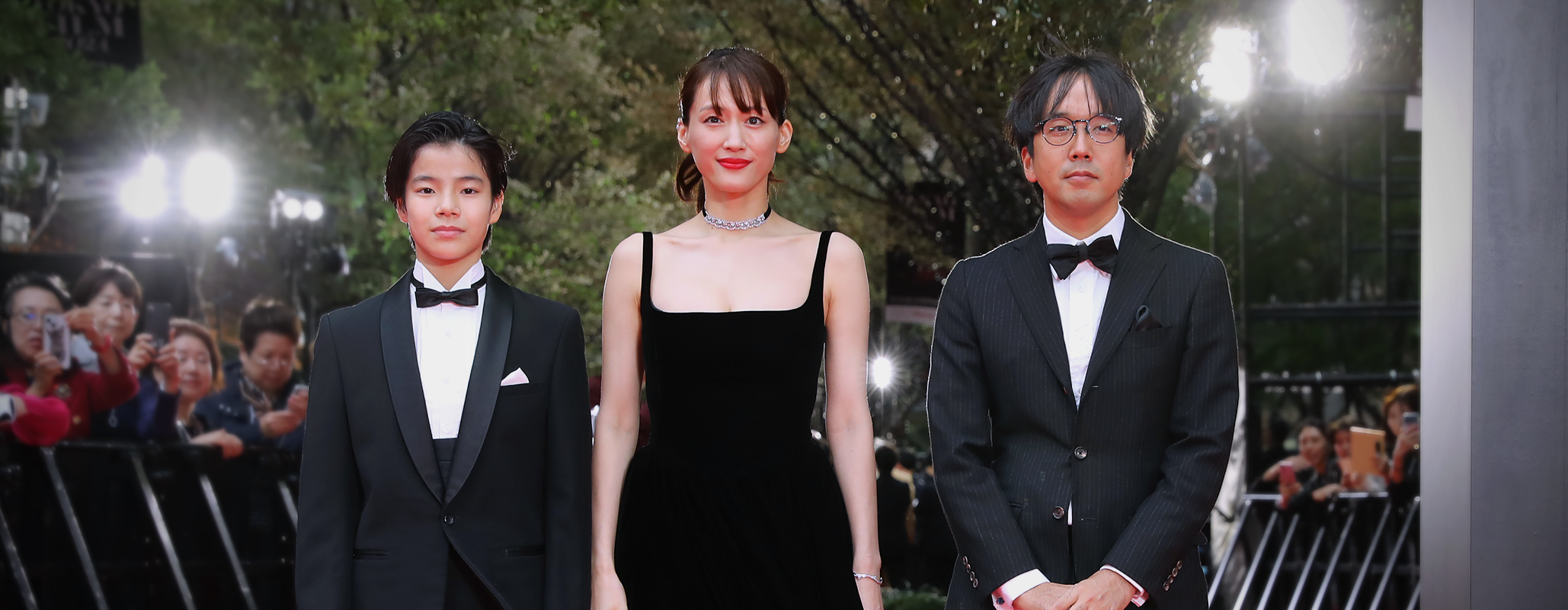 Red carpet "Route 29" Ayase Haruka, Osawa Kana, Morii Yusuke