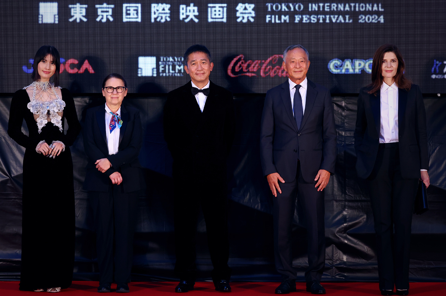 Red carpet "Members of the International Competition Jury" Tony Leung, Enyedi Ildikó, Chiara Mastroianni, Johnnie To, Hashimoto Ai