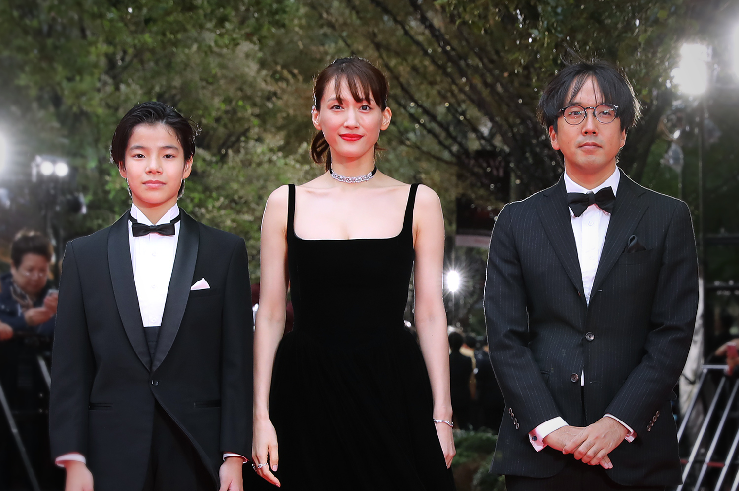 Red carpet "Route 29" Ayase Haruka, Osawa Kana, Morii Yusuke